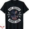 Badass Patriotic T-Shirt Awesome One Badass Bonus Dad TShirt