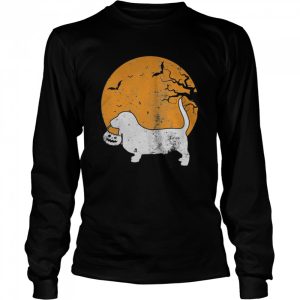 Basset Hound Dog Pumpkin Halloween Costume shirt