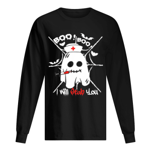 Beautiful Boo Boo I Will Stab You Ghost Nurse Funny Halloween shirt