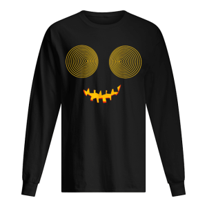 Beautiful Halloween unique,funny,cool pumpkin swirl vortex eyes shirt