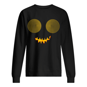 Beautiful Halloween unique,funny,cool pumpkin swirl vortex eyes shirt