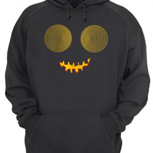 Beautiful Halloween uniquefunnycool pumpkin swirl vortex eyes shirt 3