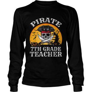 Beautiful Pirate 7th Grade Teacher Funny Halloween shirt