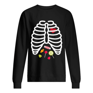 Beautiful Skeleton Rib Cage Heart Candy Cute Adult Kids shirt