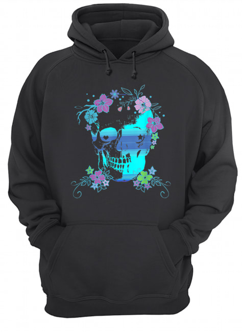 Beautiful Skull and Flowers, Halloween, Rave, Concert shirt Beautiful Skull and Flowers, Halloween, Rave, Concert shirt