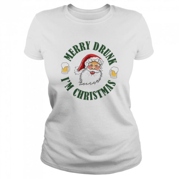 Beer Santa Merry Drunk I’m Christmas shirt