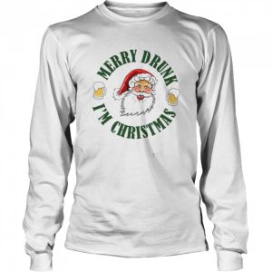 Beer Santa Merry Drunk I'm Christmas shirt 3