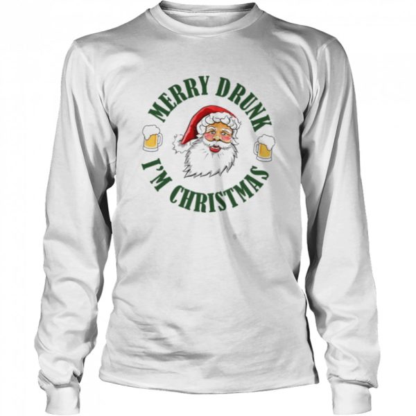 Beer Santa Merry Drunk I’m Christmas shirt