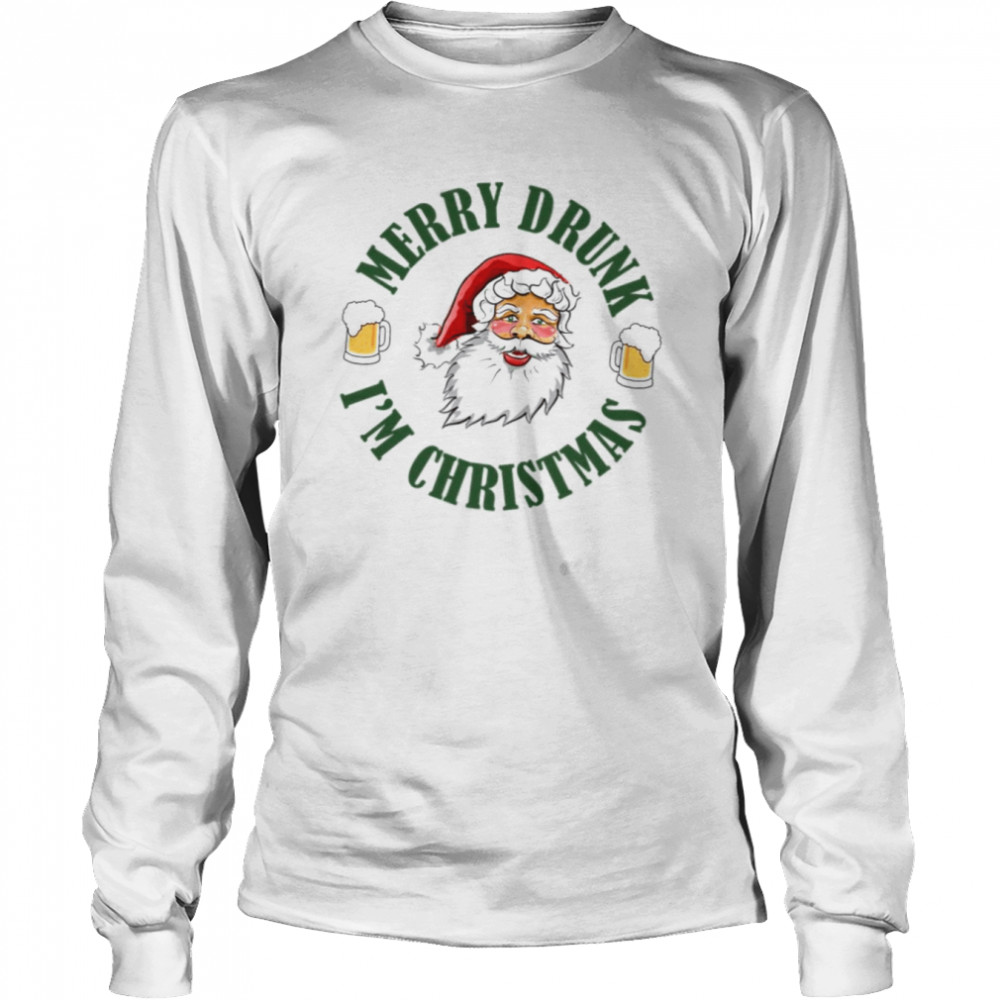 Beer Santa Merry Drunk I’m Christmas shirt Beer Santa Merry Drunk I’m Christmas shirt