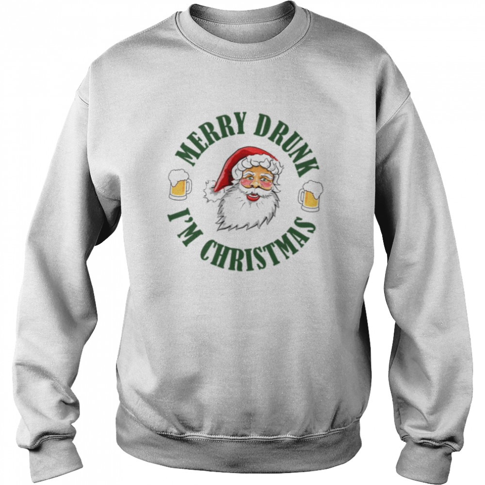 Beer Santa Merry Drunk I’m Christmas shirt Beer Santa Merry Drunk I’m Christmas shirt