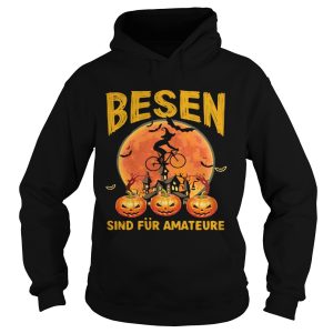 Besen Sind Fur Amateure Man Pumpkin Halloween shirt