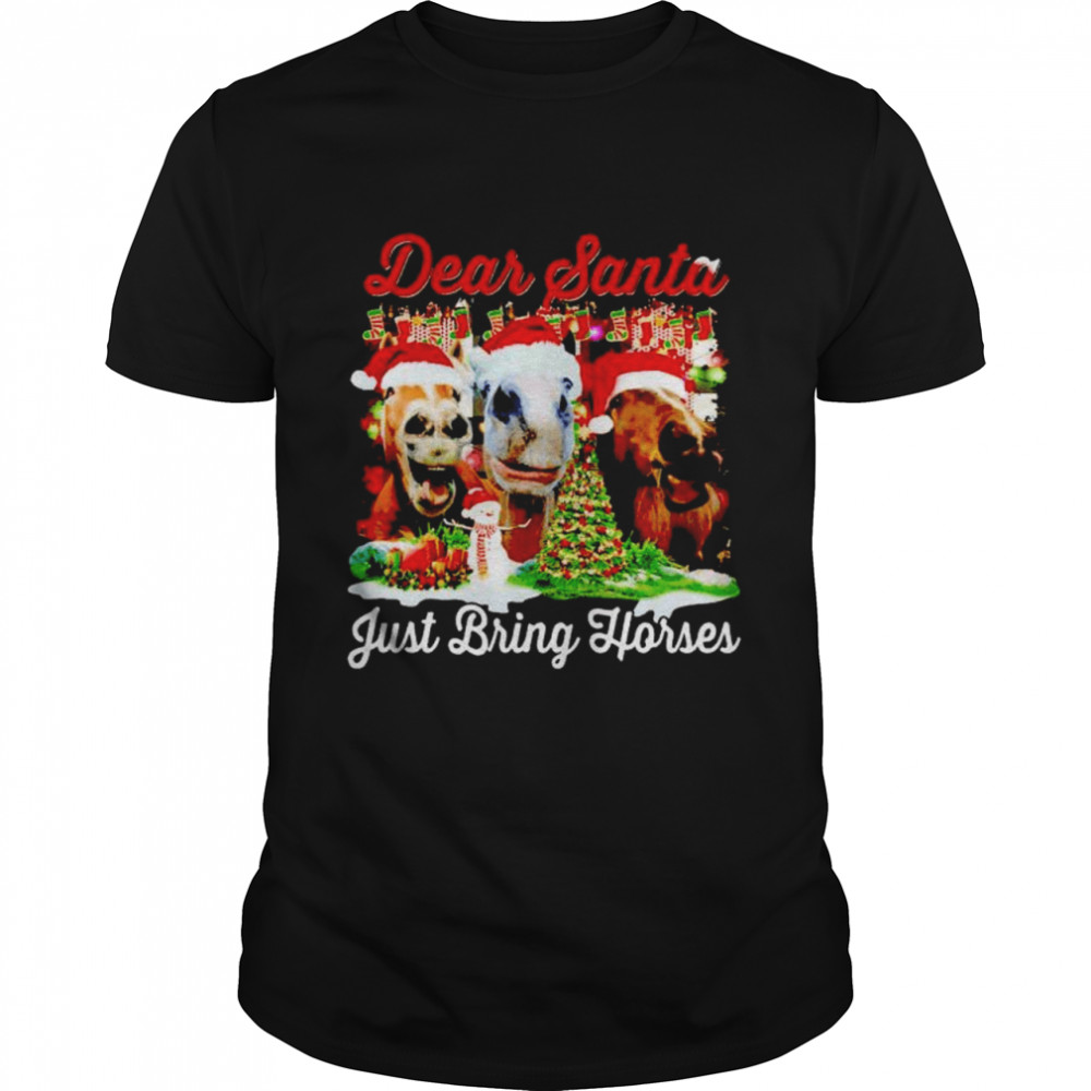 Best dear Santa just bring horses Christmas sweater Best dear Santa just bring horses Christmas sweater