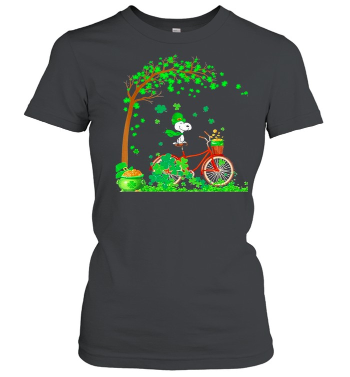 Bicycle Snoopy Patrick Tree Happy Patricks Day 2021 shirt Bicycle Snoopy Patrick Tree Happy Patricks Day 2021 shirt