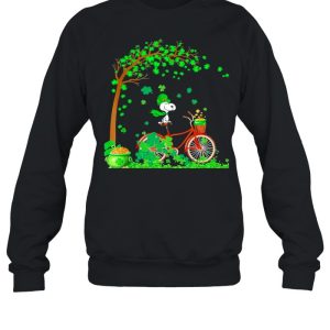 Bicycle Snoopy Patrick Tree Happy Patricks Day 2021 shirt 4