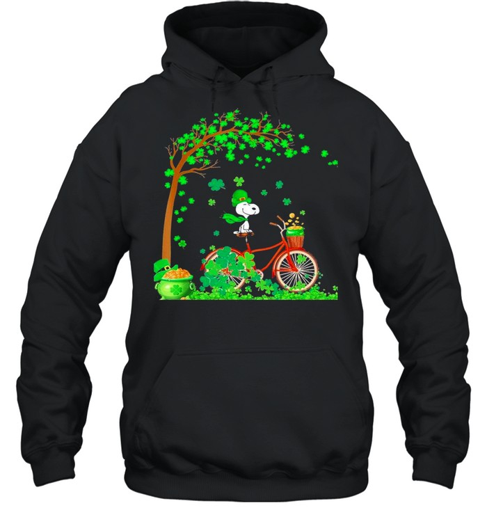 Bicycle Snoopy Patrick Tree Happy Patricks Day 2021 shirt Bicycle Snoopy Patrick Tree Happy Patricks Day 2021 shirt