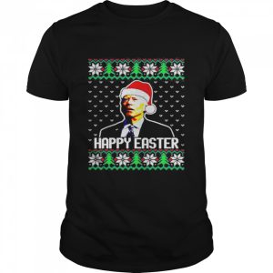Biden Santa Happy Easter ugly christmas shirt