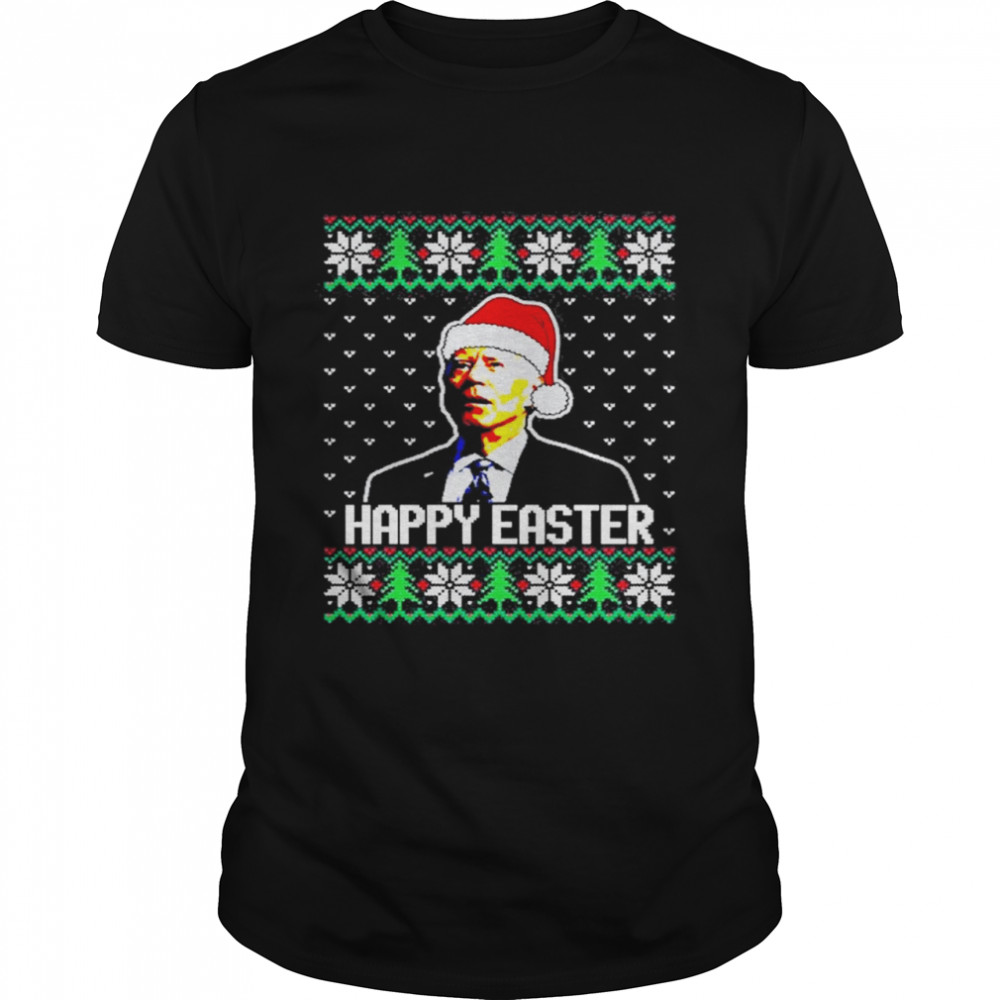 Biden Santa Happy Easter ugly christmas shirt Biden Santa Happy Easter ugly christmas shirt