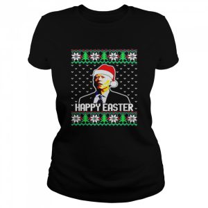 Biden Santa Happy Easter ugly christmas shirt