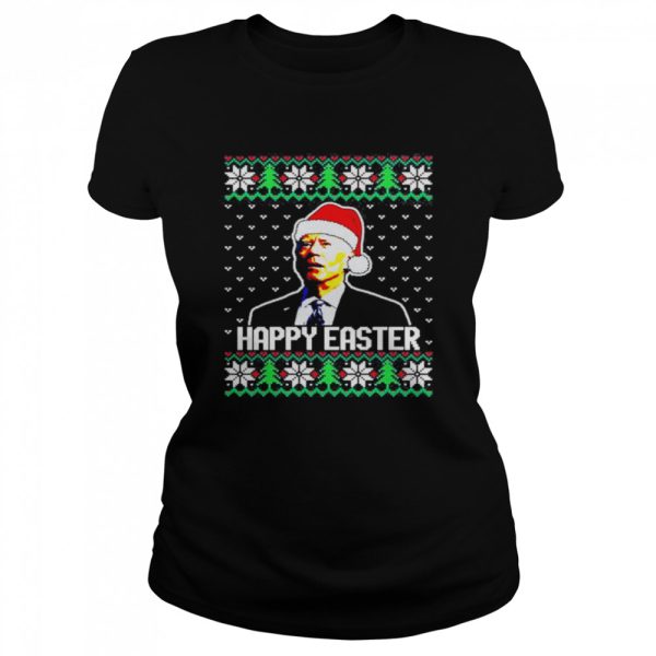 Biden Santa Happy Easter ugly christmas shirt