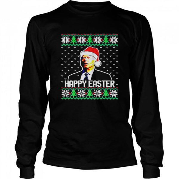 Biden Santa Happy Easter ugly christmas shirt