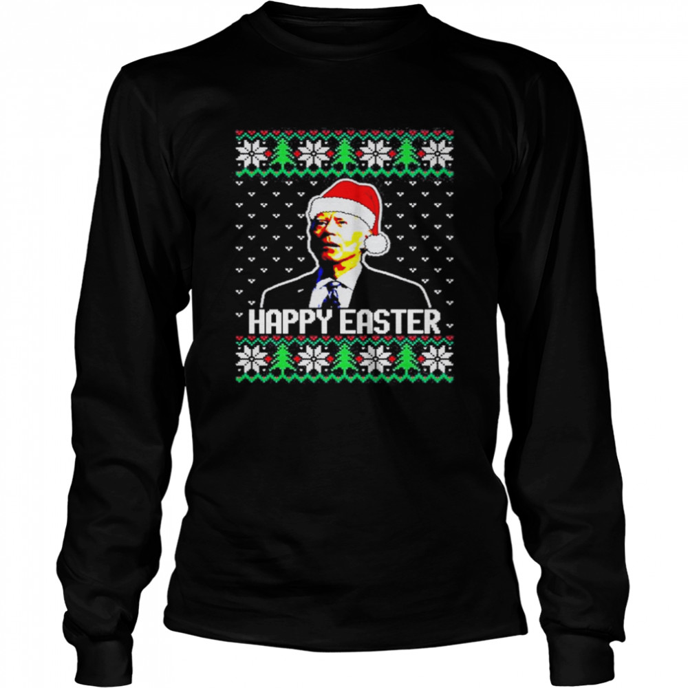 Biden Santa Happy Easter ugly christmas shirt Biden Santa Happy Easter ugly christmas shirt