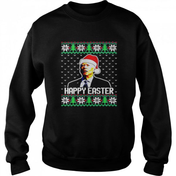 Biden Santa Happy Easter ugly christmas shirt