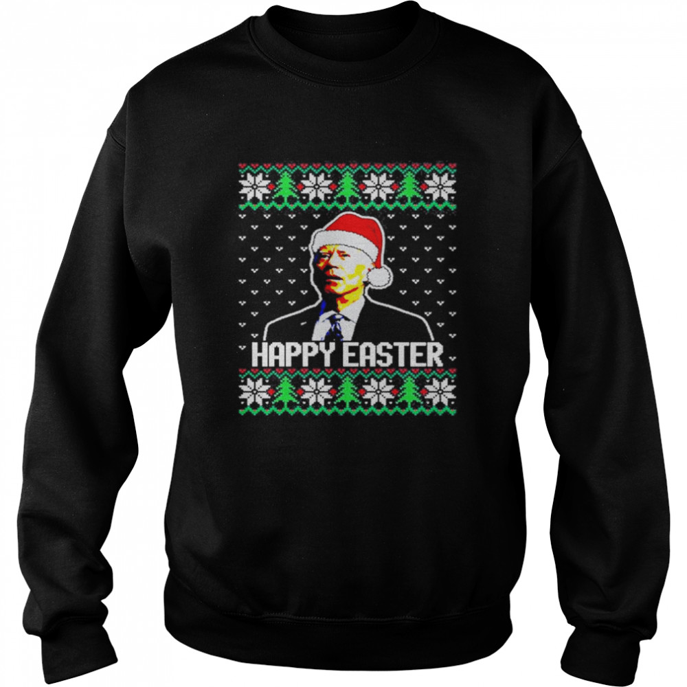 Biden Santa Happy Easter ugly christmas shirt Biden Santa Happy Easter ugly christmas shirt