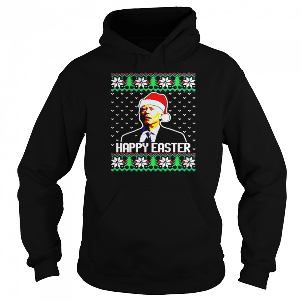 Biden Santa Happy Easter ugly christmas shirt Biden Santa Happy Easter ugly christmas shirt