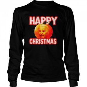 Biden pumpkin Happy Christmas Halloween shirt