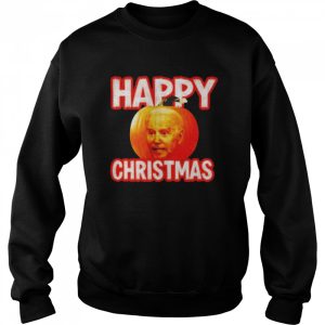 Biden pumpkin Happy Christmas Halloween shirt