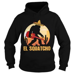 Bigfoot Hug Guitar El Squatcho shirt