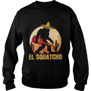 Bigfoot Hug Guitar El Squatcho shirt
