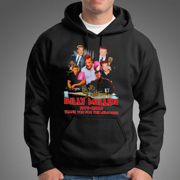 Billy Miller 1979 – 2023 Thank You For The Memories Signature T-Shirt