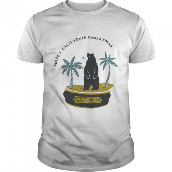 Black Bear Have A California Christmas Shirt