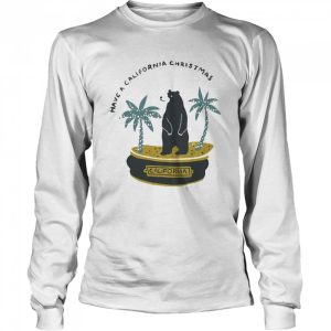 Black Bear Have A California Christmas Shirt 3