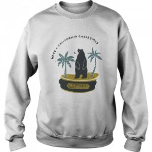 Black Bear Have A California Christmas Shirt 4