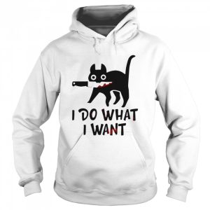 Black Cat I Do What I Want shirt 3