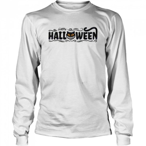 Black Cat Pumpkin Face shirt