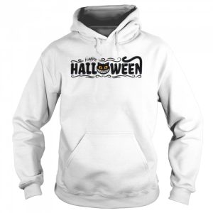 Black Cat Pumpkin Face shirt 3