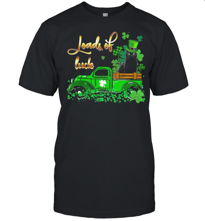 Black Cat loads of luck st patricks day shirt Black Cat loads of luck st patricks day shirt