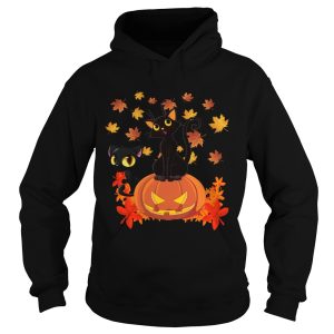 Black Cats Pumpkin Halloween shirt