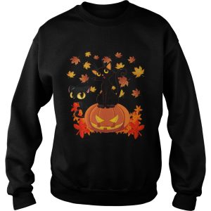 Black Cats Pumpkin Halloween shirt