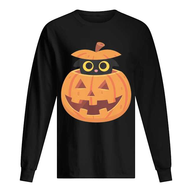 Black Kitten in the Pumpkin T shirt Black Kitten in the Pumpkin T shirt