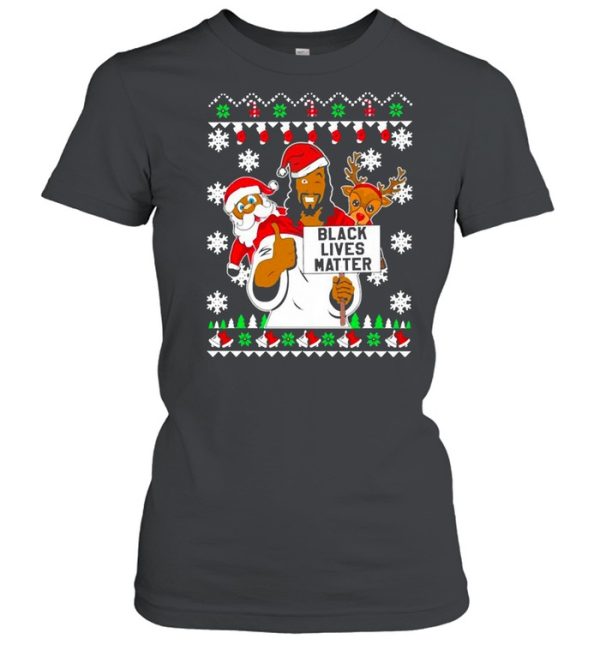 Black Lives Matter Jeses Christmas Sweater Shirt