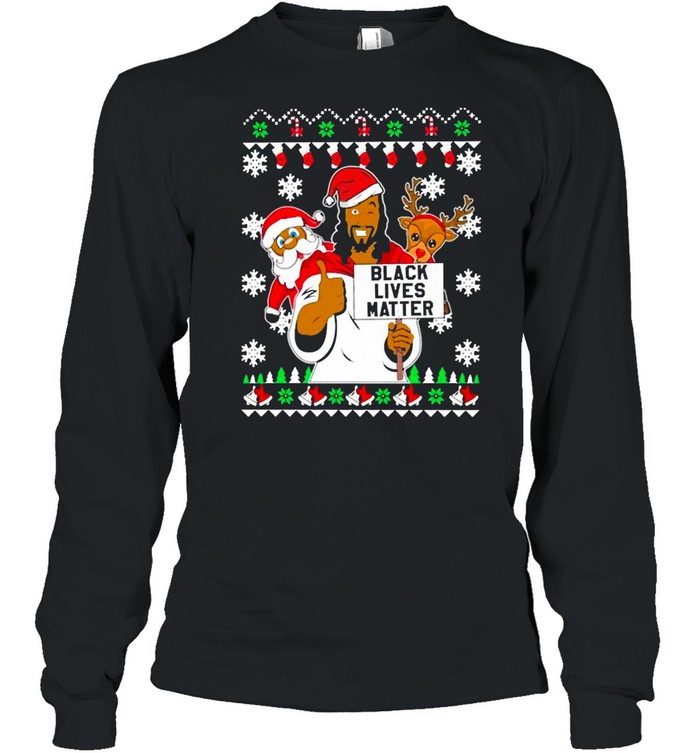 Black Lives Matter Jeses Christmas Sweater Shirt Black Lives Matter Jeses Christmas Sweater Shirt