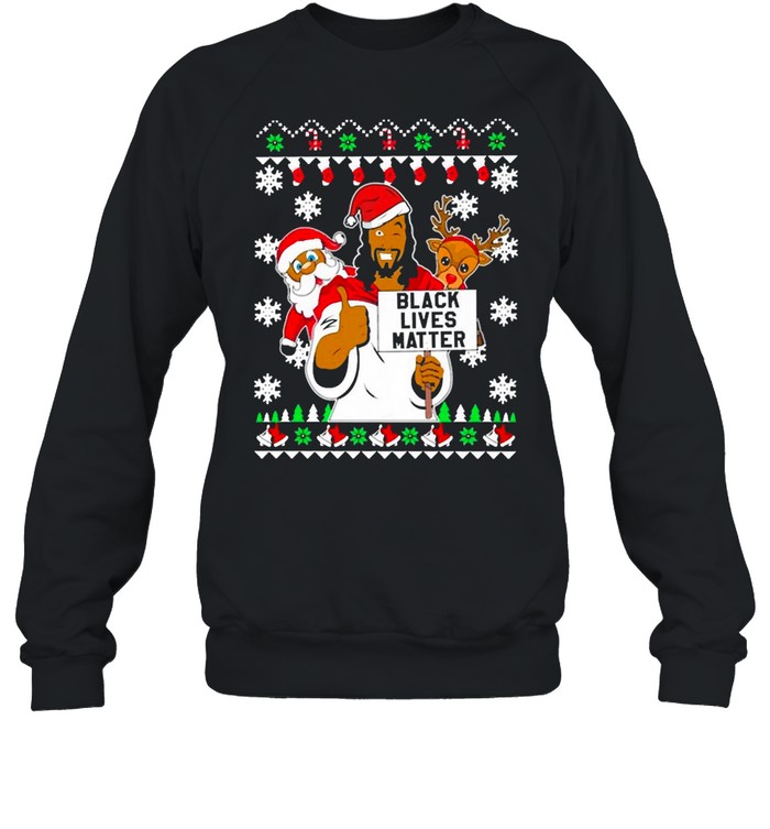 Black Lives Matter Jeses Christmas Sweater Shirt Black Lives Matter Jeses Christmas Sweater Shirt