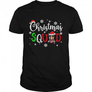 Bleached Christmas Squad Bull Terrier Dog Santa Xmas Pajama Shirt