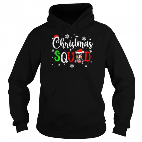 Bleached Christmas Squad Bull Terrier Dog Santa Xmas Pajama Shirt