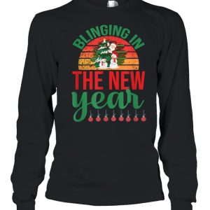 Blinging In The New Year Christmas T Shirt 3