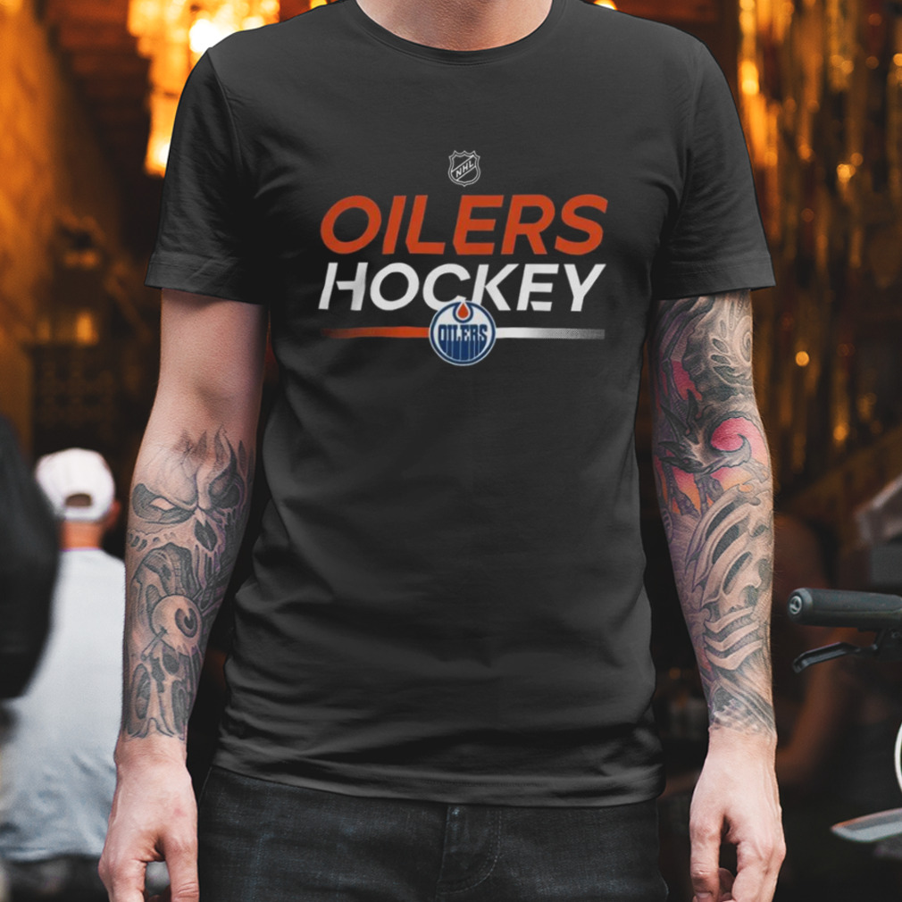 Blue Edmonton Oilers Authentic Pro Primary Replen T-Shirt Blue Edmonton Oilers Authentic Pro Primary Replen T-Shirt